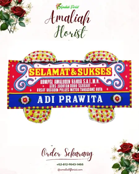 Papan Bunga Ucapan Selamat Wiramastra